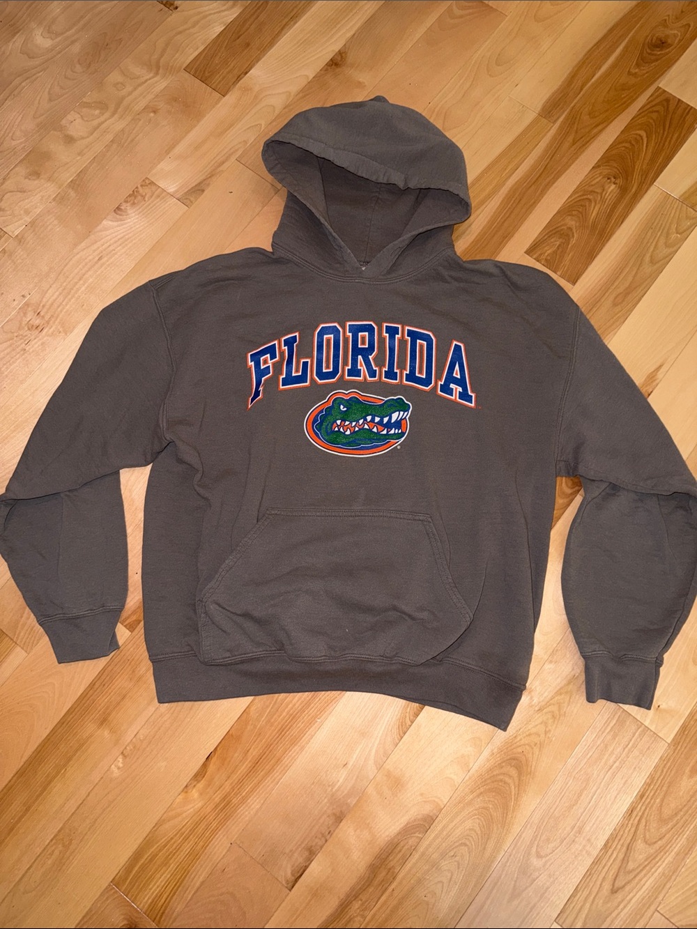 Florida Gators Grayish Mushroom Hooded Sweatshirt - Gildan Ladies? L